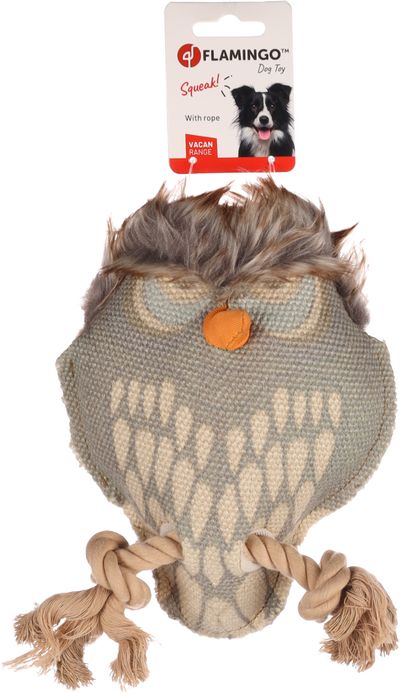 Hondenspeeltje vacan uil kaki