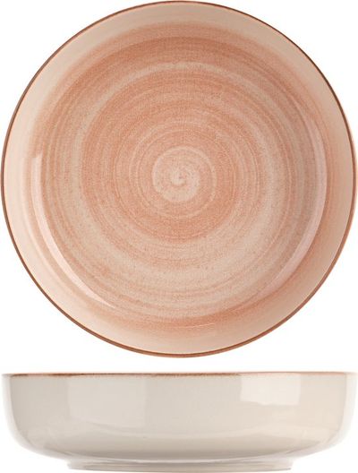 Assiette creuse baltic peach