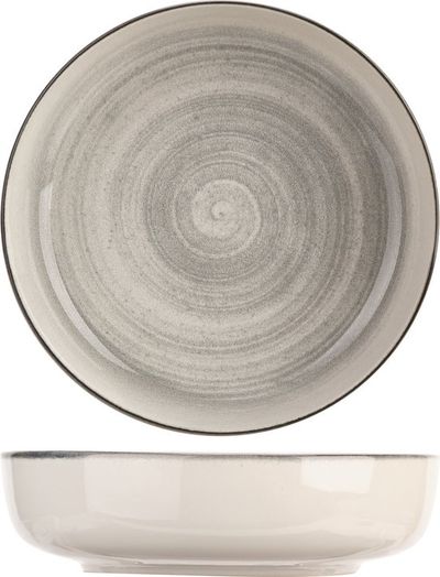 Assiette creuse baltic grey
