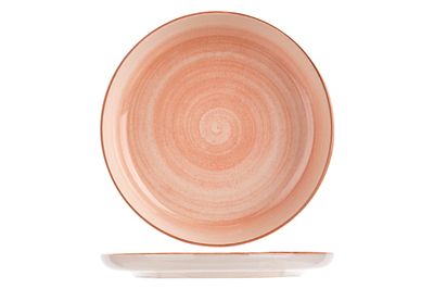 Assiette plate baltic peach