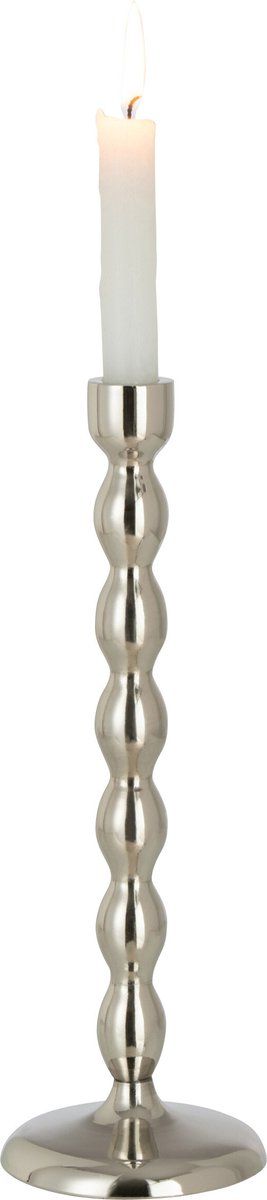 Kandelaar bollen zilver l
