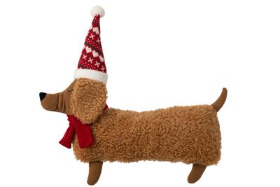 Kussen hond + hoed 