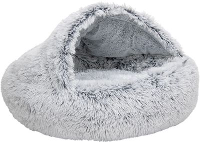 Hondenkussen grot long plush -m