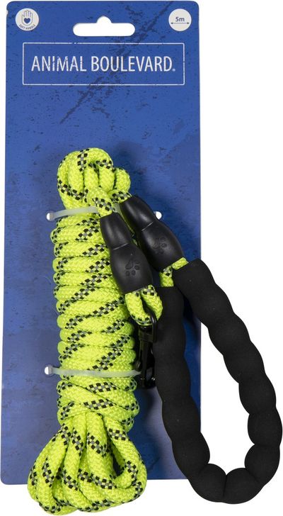 Hondenleiband veiligheidslijn met eva-handvat-8x5
