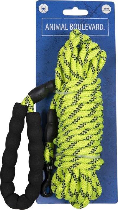 Hondenleiband veiligheidslijn met eva-handvat-8x10