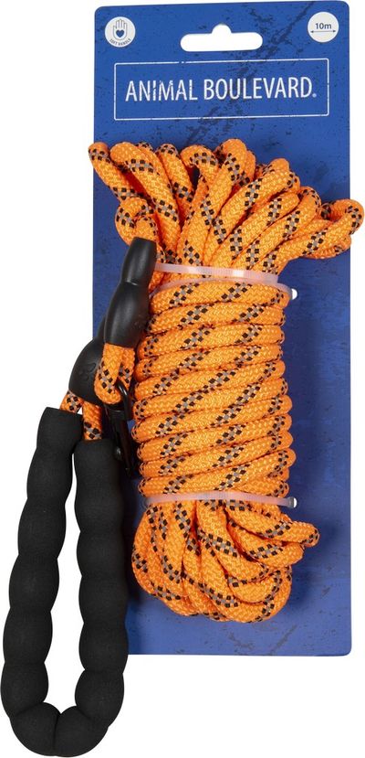 Hondenleiband veiligheidslijn met eva-handvat -8x10