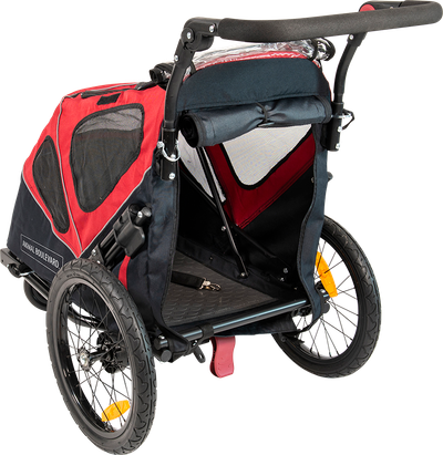 Remorque à vélo animaux de compangnie 2 en 1