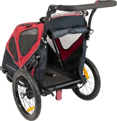 Remorque à vélo animaux de compangnie 2 en 1