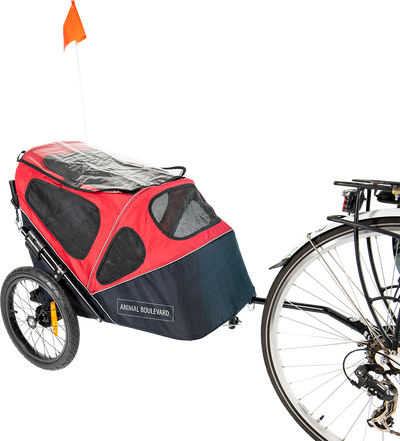 Remorque à vélo animaux de compangnie 2 en 1