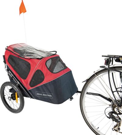 Remorque à vélo animaux de compangnie 2 en 1
