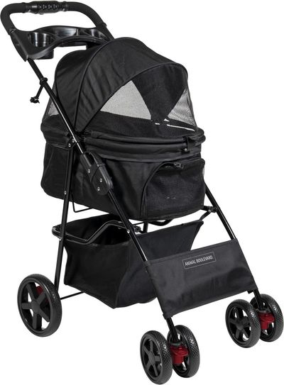 Poussette à animaux de compagnie XS Noir