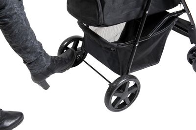 Poussette à animaux de compagnie XS Noir