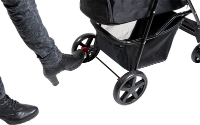Poussette à animaux de compagnie XS Noir