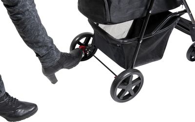Poussette à animaux de compagnie XS Noir