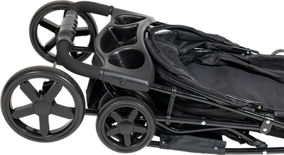 Poussette à animaux de compagnie XS Noir