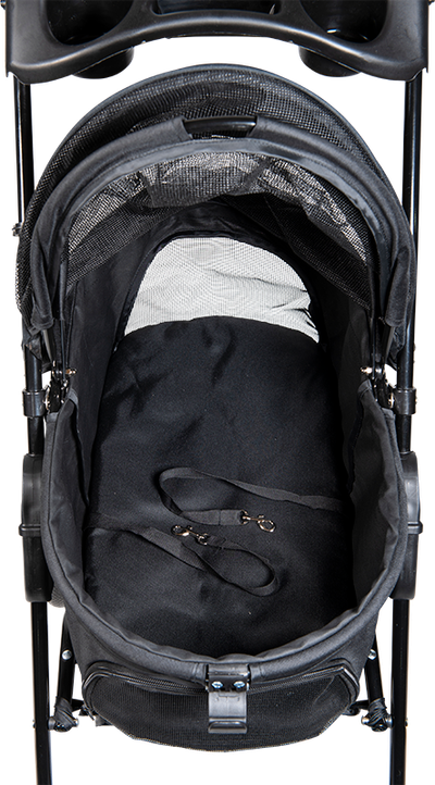 Poussette à animaux de compagnie XS Noir