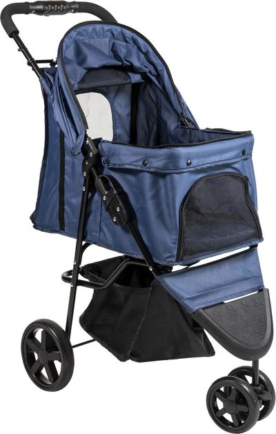 Poussette à animaux de compagnie XS Bleu