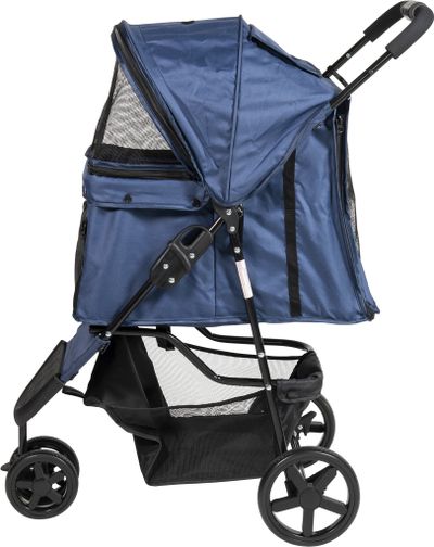 Poussette à animaux de compagnie XS Bleu
