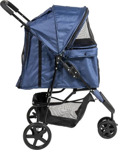 Poussette à animaux de compagnie XS Bleu