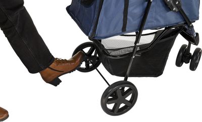 Poussette à animaux de compagnie XS Bleu