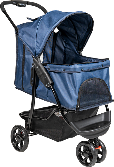 Poussette à animaux de compagnie S Bleu