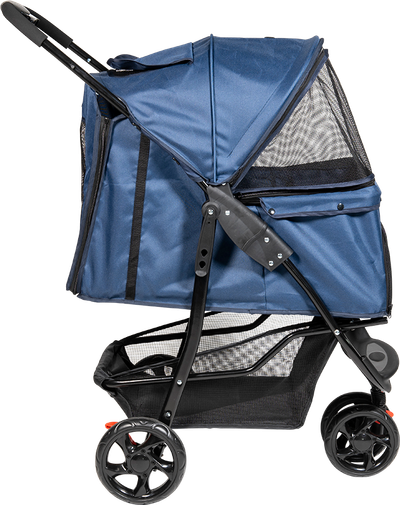Poussette à animaux de compagnie S Bleu