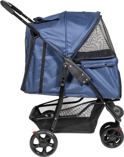 Poussette à animaux de compagnie S Bleu