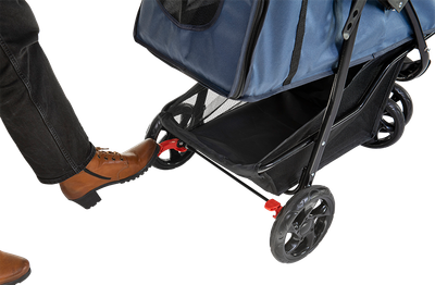 Poussette à animaux de compagnie S Bleu