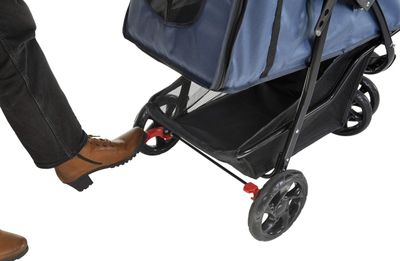 Poussette à animaux de compagnie S Bleu