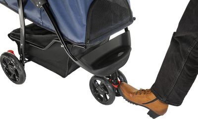 Poussette à animaux de compagnie S Bleu