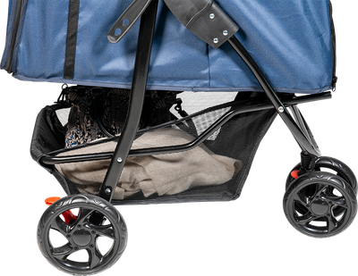 Poussette à animaux de compagnie S Bleu