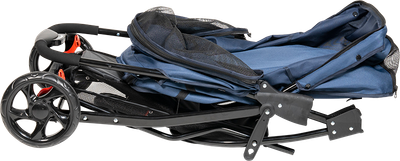 Poussette à animaux de compagnie S Bleu