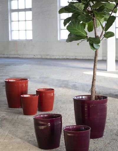 Glazed shades Sierpot lines l30xb30xh32 rood