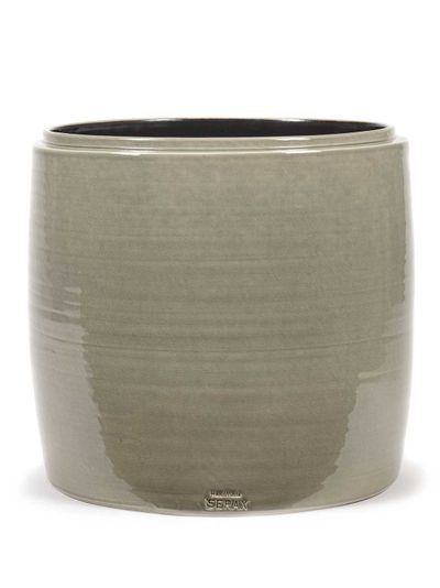 Glazed shades Sierpot l38xb38xh38 grijs