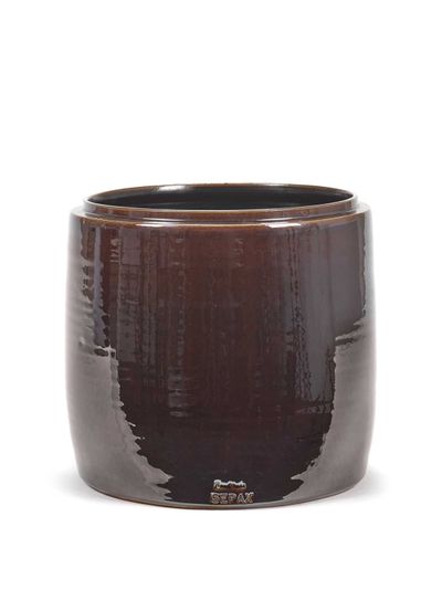 Glazed shades Sierpot l30xb30xh30 bruin