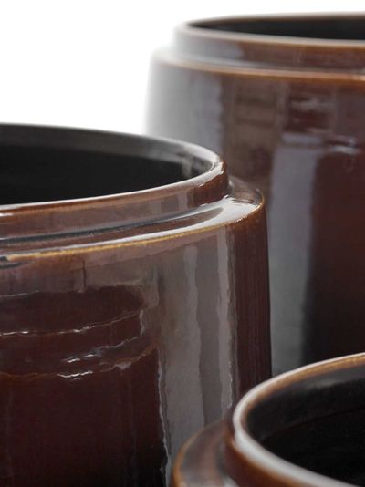 Glazed shades Sierpot l30xb30xh30 bruin