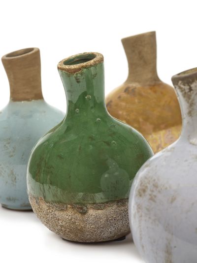 Gold & Pastel Vaas m l13xb13xh18cm ass/4 mix