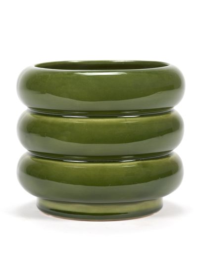 Sixties Sierpot l 14,5x14,5x12,5 groen