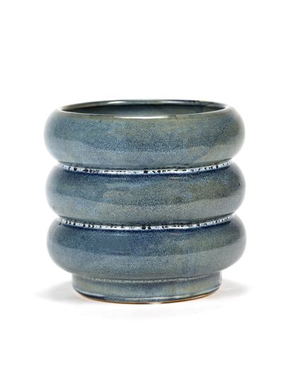 Sixties Sierpot m 12,5x12,5x11,5 blauw