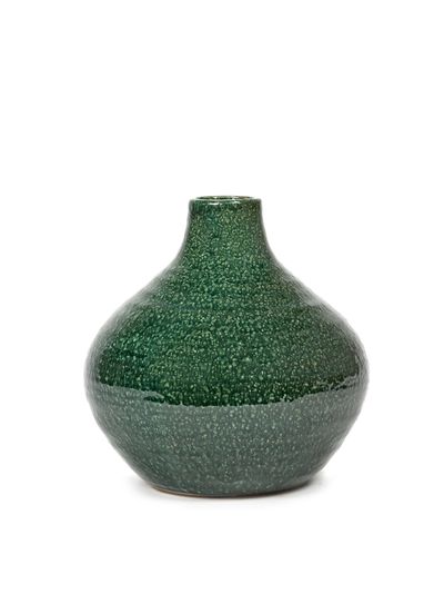 Glazed shades Vaas s l24xb24x h23,5 d.groen