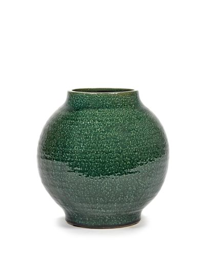 Glazed shades Sierpot l24,5xb24,5x24 d.groen