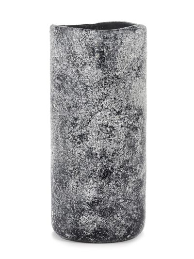 Black Ancient Vase l12,5xl12,5x28 gris