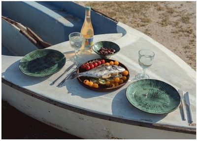 Assiette de desserts et de petits déjeuners
