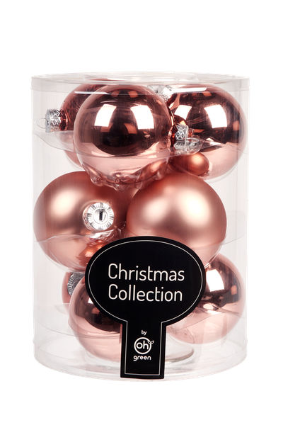 Set van 9 kerstballen