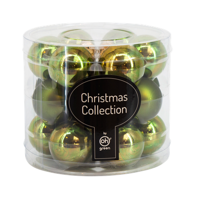 Set van 18 kerstballen