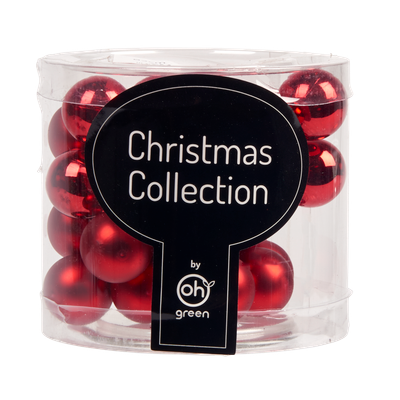 Set van 24 kerstballen