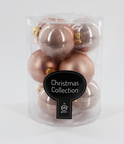 Set van 9 kerstballen