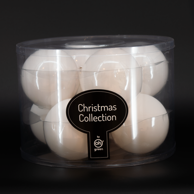 Set van 8 kerstballen