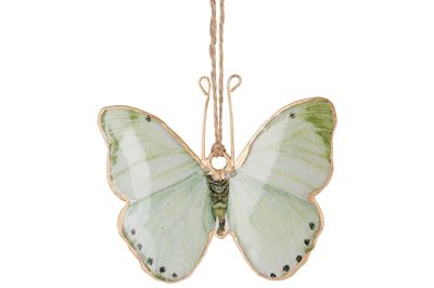Hanger vintage butterfly groen 10x,5xh8c