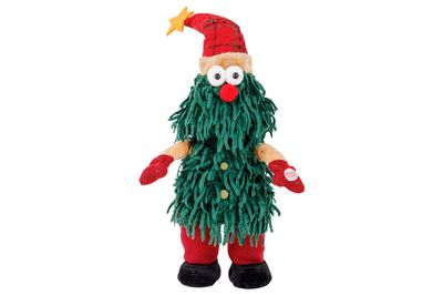 Kerstboom singing and rocking rood groen